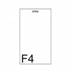 East-File Clear / Transparent - U Shape F4 Folder (Item No: B11-42 UF4) A1R3B189